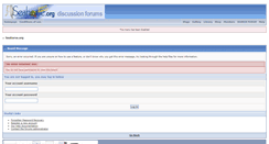 Desktop Screenshot of forum.seahorse.org